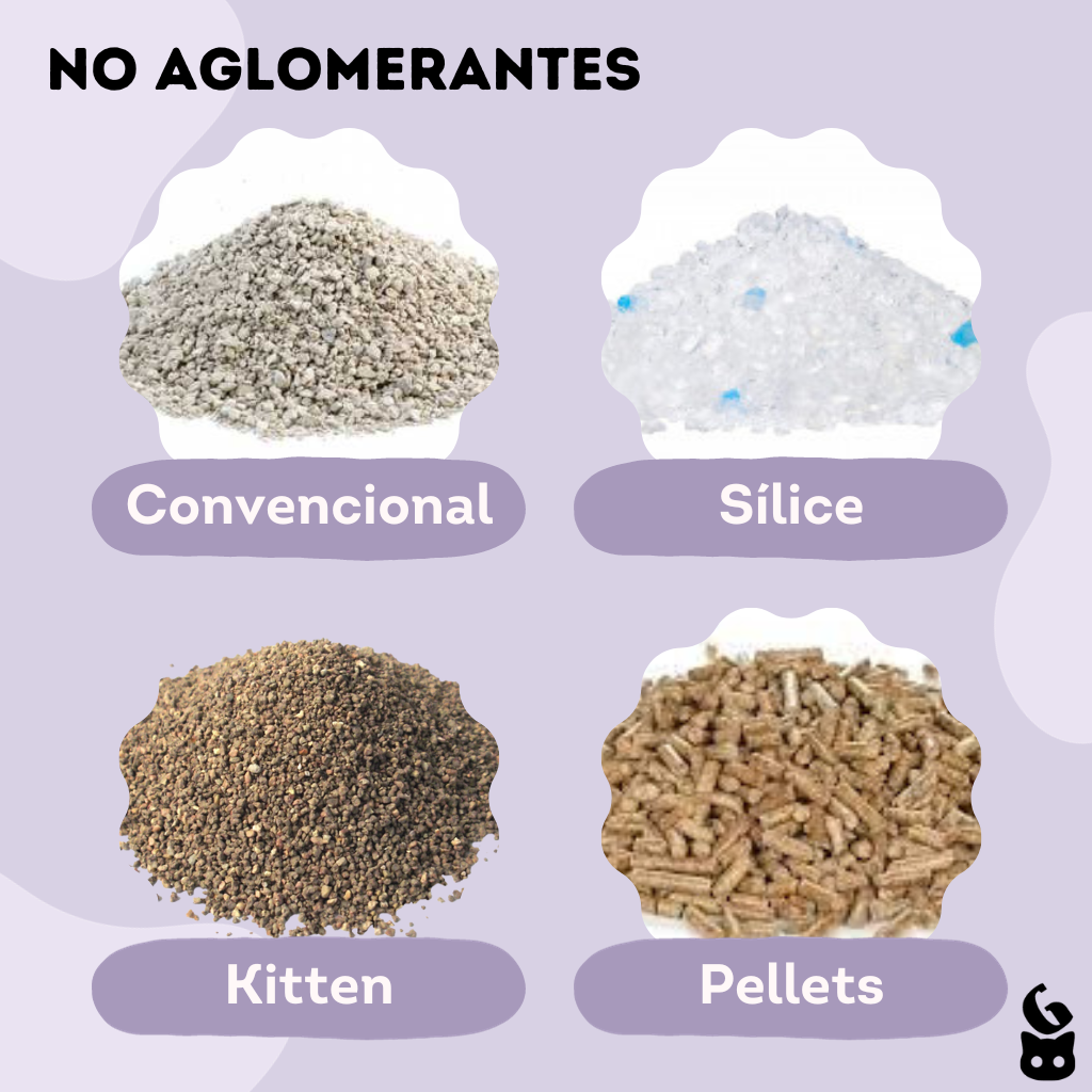 tipos de arena para gatos