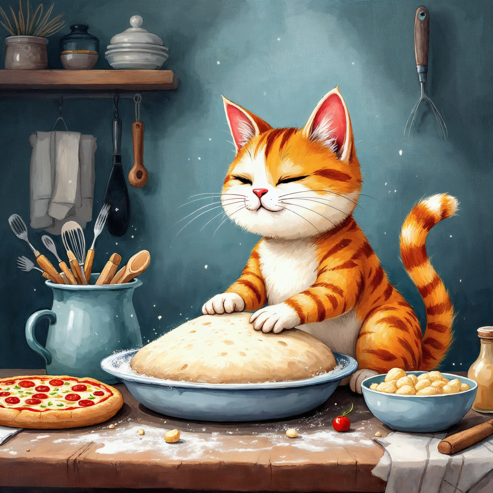 ¿Por qué los gatos amasan con las patas?